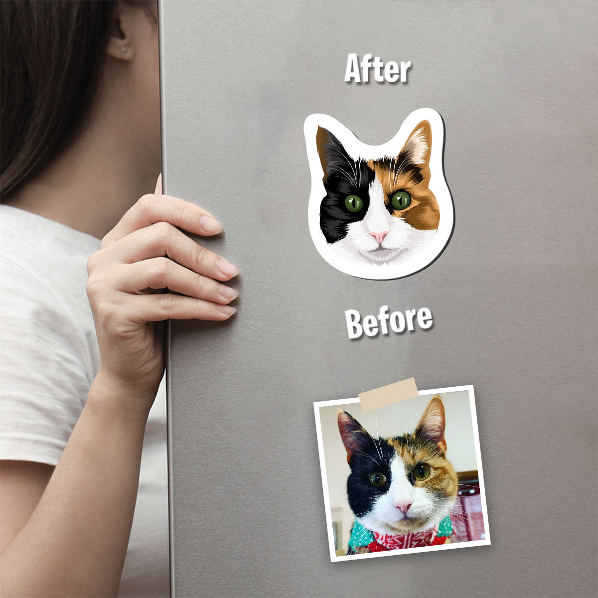 MAGNET pour frigo CHAT