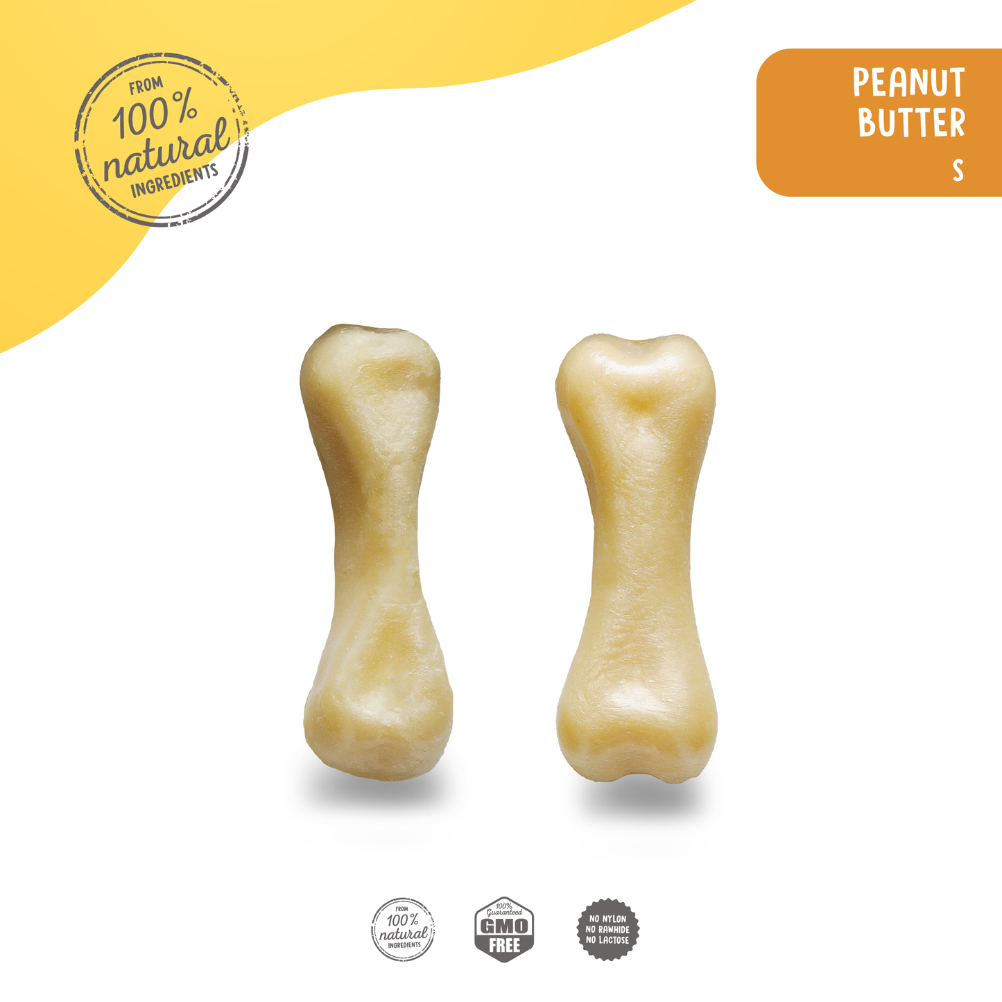 PLUTOS - Friandise pour chien FROMAGE & BEURRE DE CACAHUETE