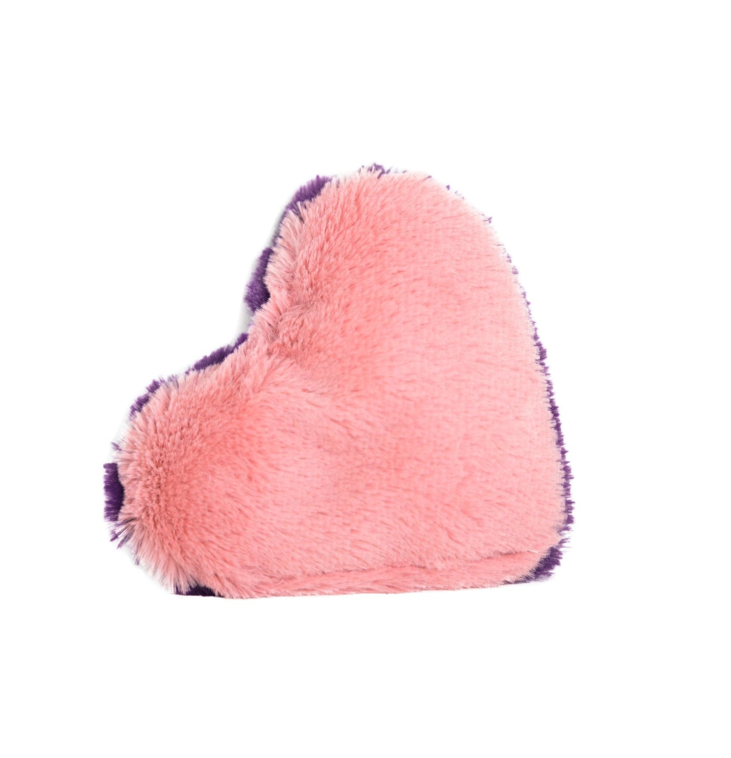 Coussin Cœur Peluche avec HERBE A CHAT