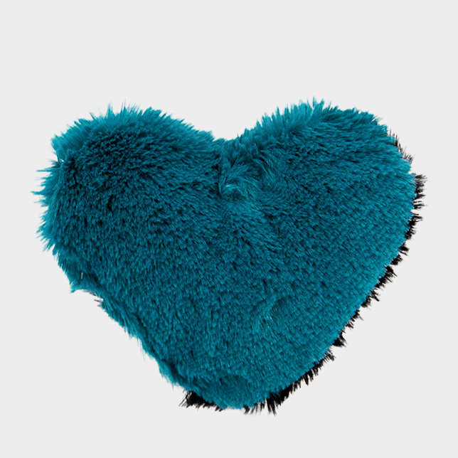 Coussin Cœur Peluche avec HERBE A CHAT