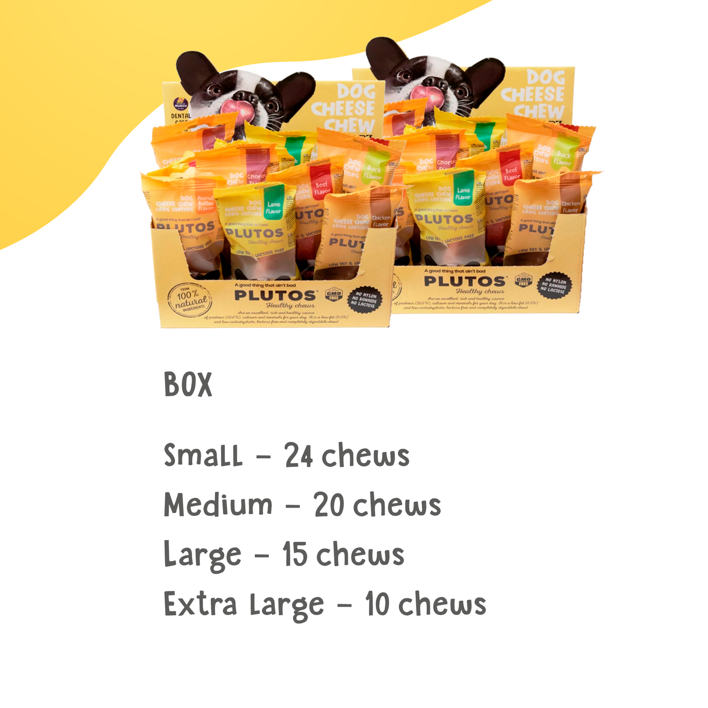 PLUTOS - Friandise pour chien FROMAGE & CANARD