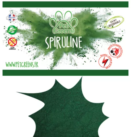 🌿 Spiruline – Complément Alimentaire Naturel pour Chiens & Chats 🐶🐱