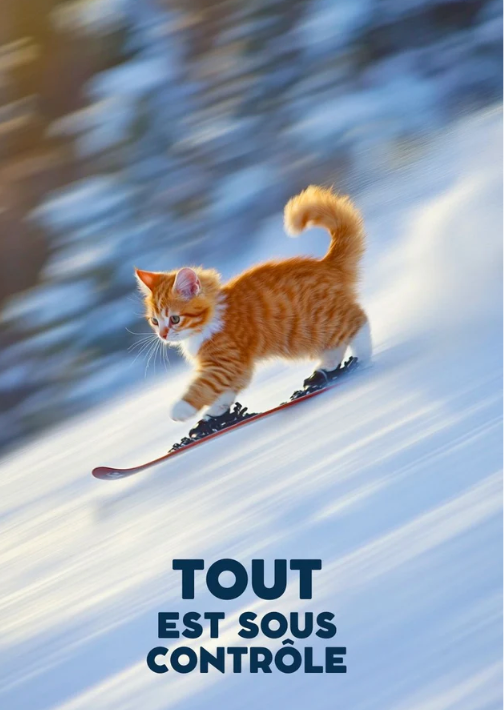 Affiche Illustration A3 – Humour animalier