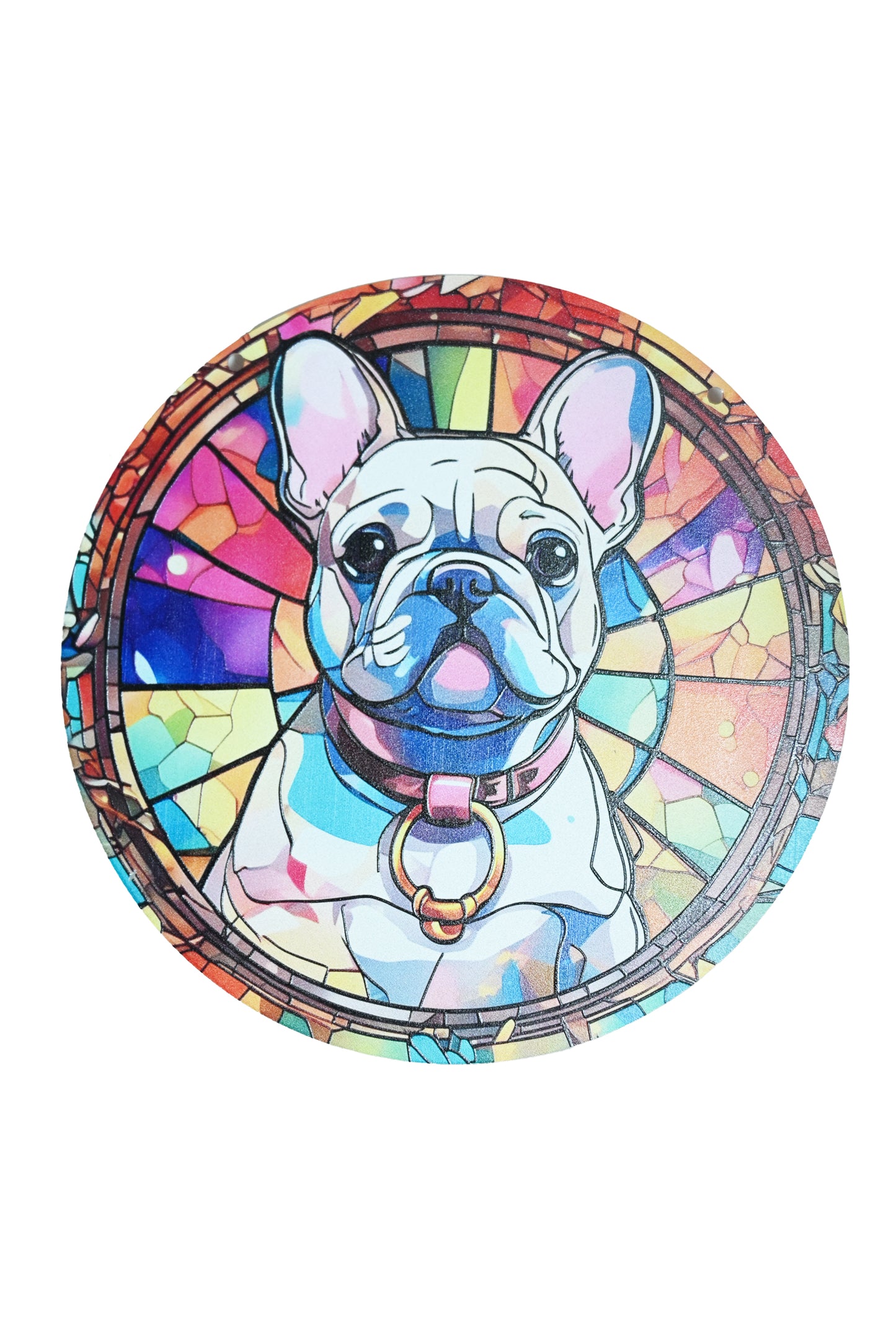 đ¶ Attrape-soleil mural style Vitrail motif Chien