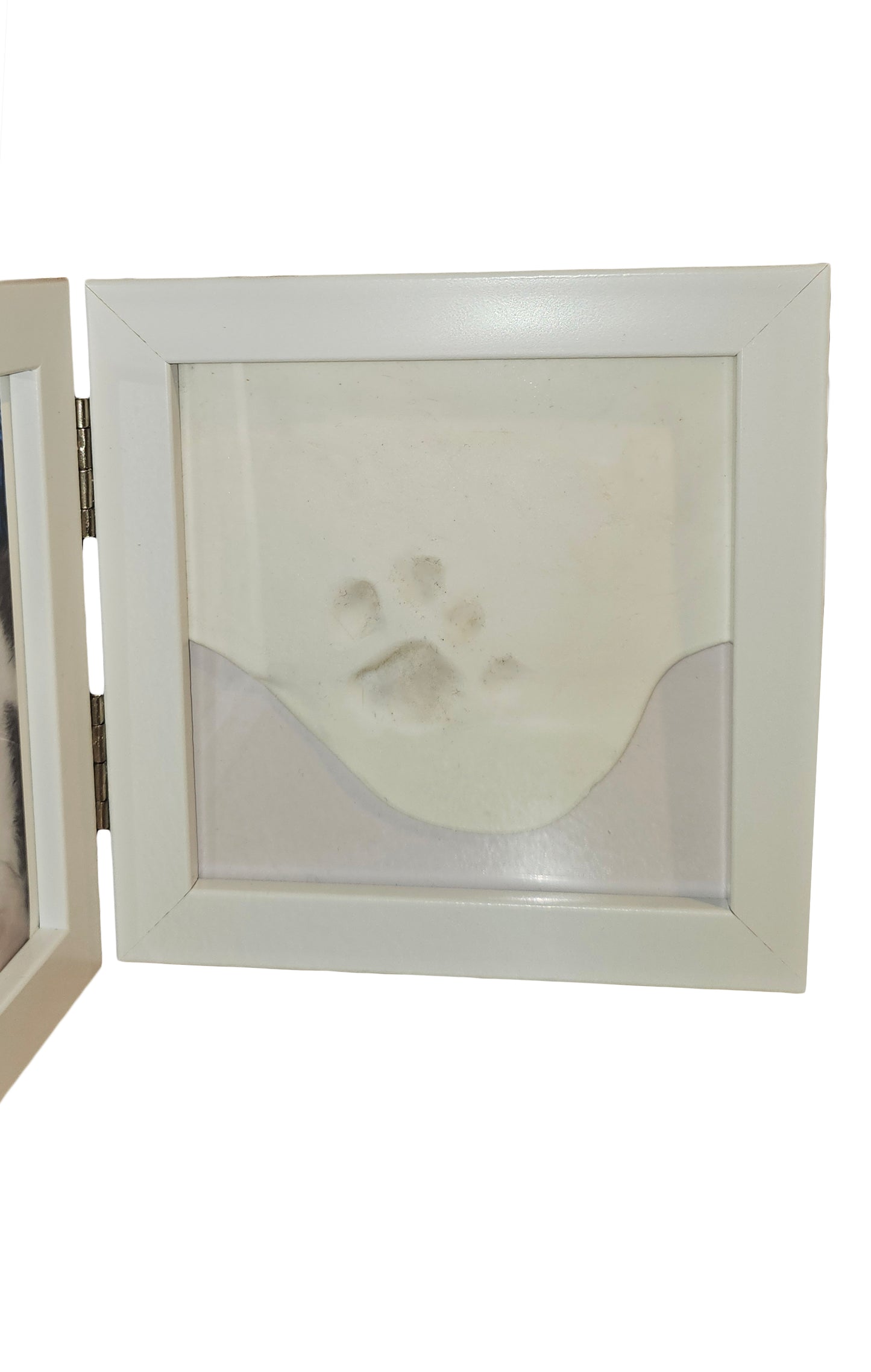DOUBLE-CADRE souvenir avec photo et empreinte