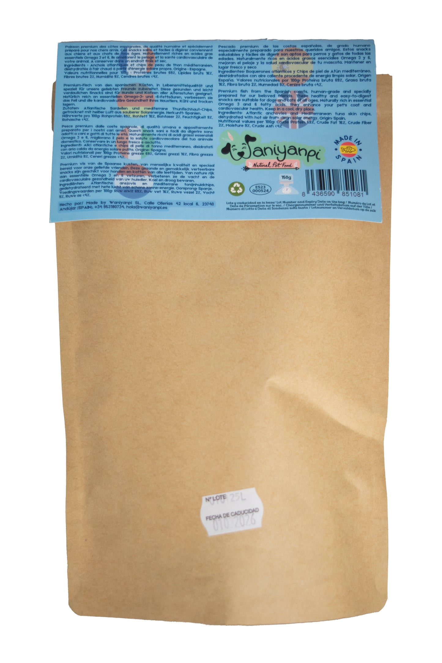 FISH FETISH pour chiens et chats (150 g)