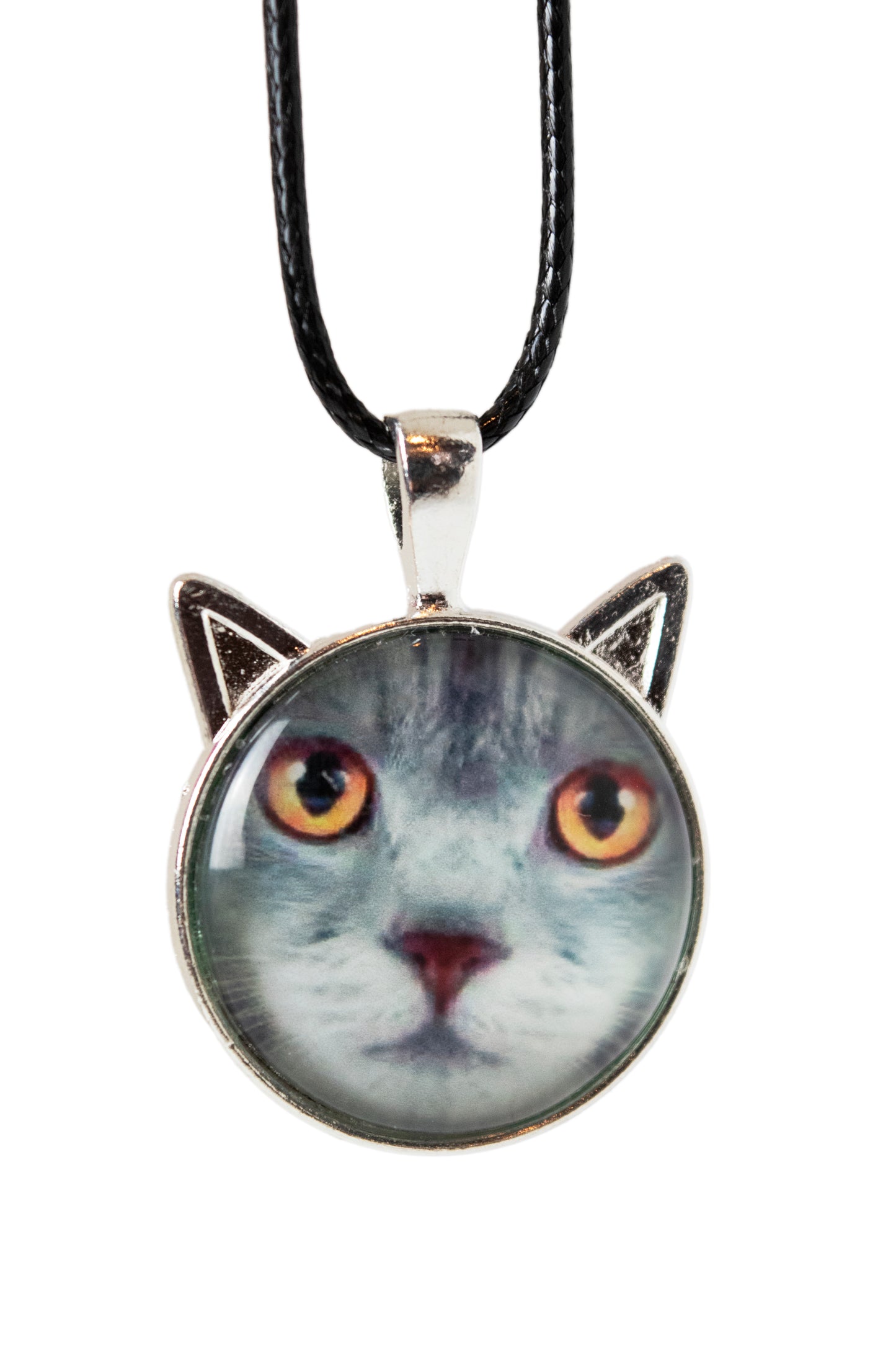 Pendentif Tête de CHAT– Élégance Féline