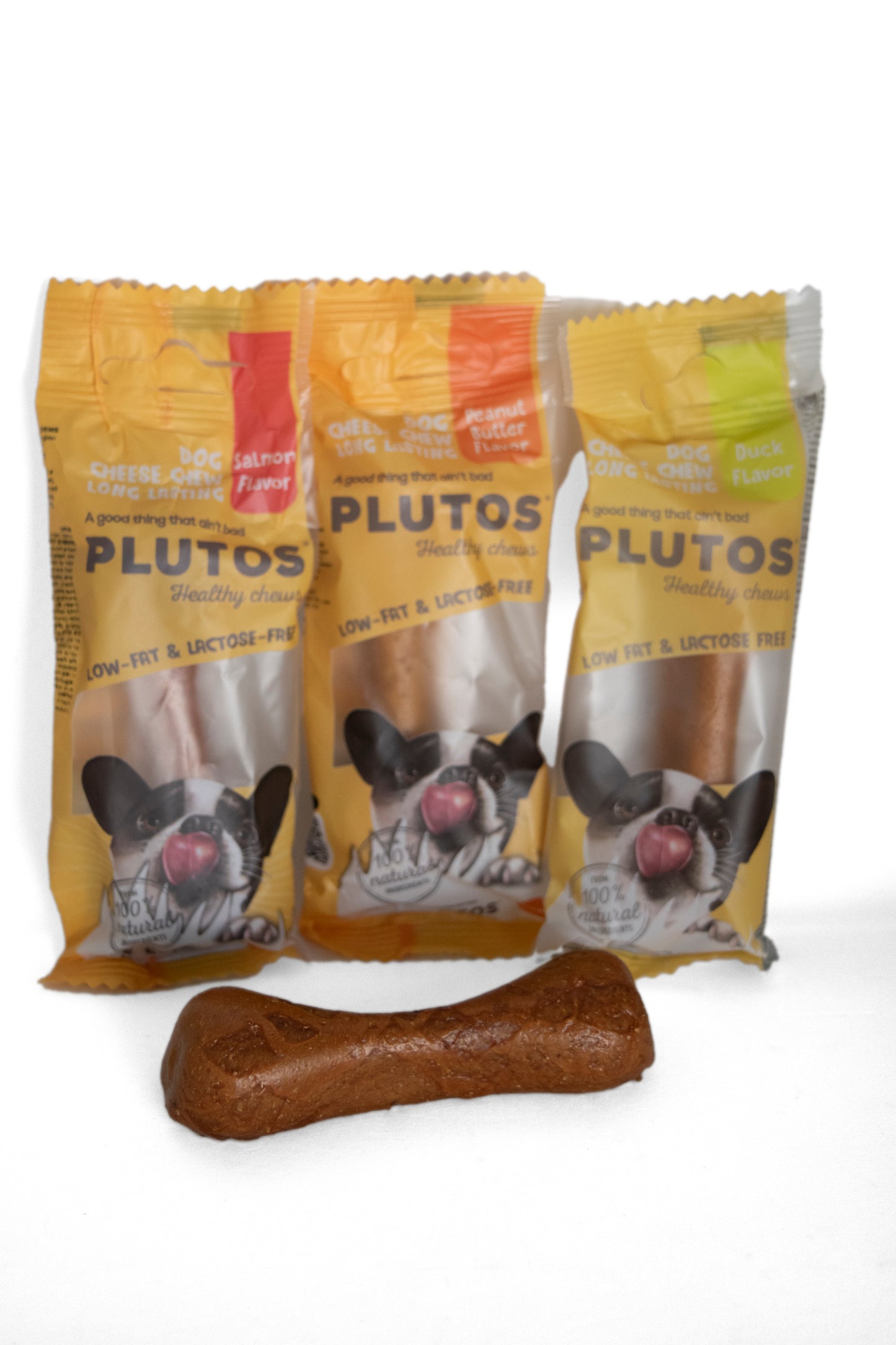 PLUTOS - Friandise pour chien FROMAGE & SAUMON