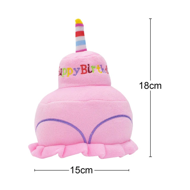 PELUCHE Gâteau d'anniversaire mignon