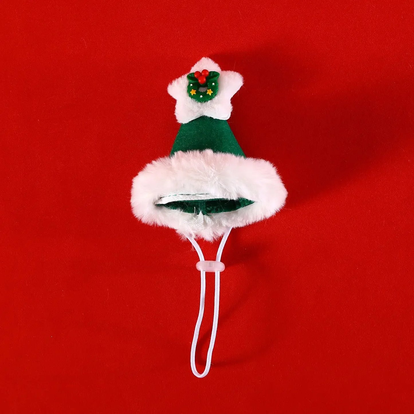 Ensemble de Noël pour chien et chat – Bonnet et écharpe tricotés festifs