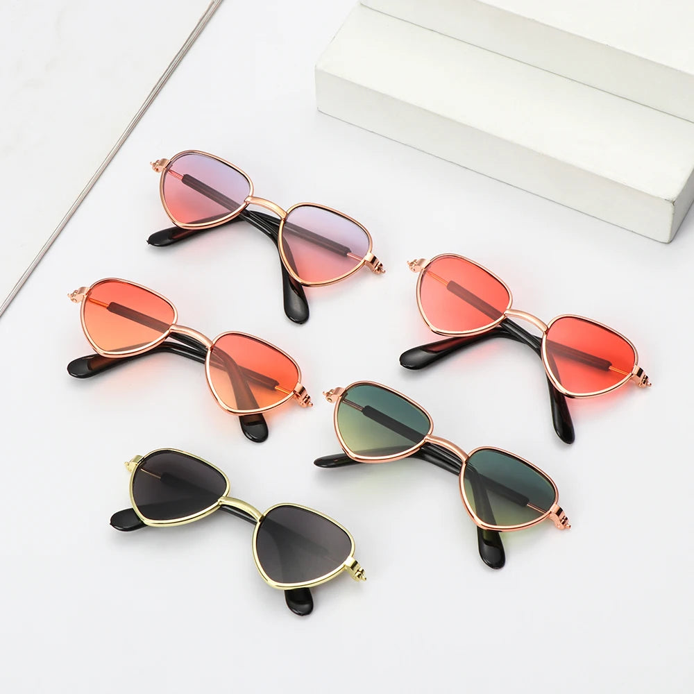 LUNETTES de soleil en forme de cœur pour animaux de compagnie