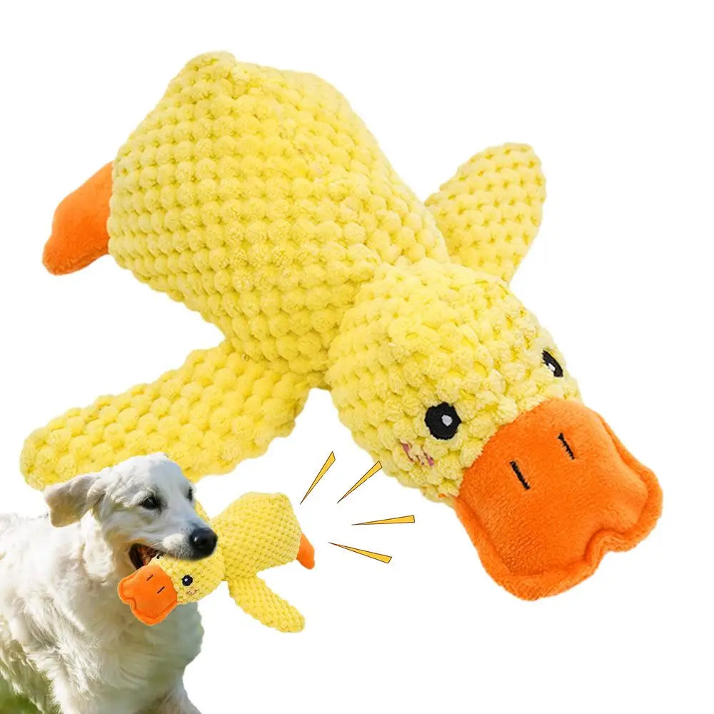PELUCHE Canard Sonore – Le Compagnon Idéal pour Votre Chien !