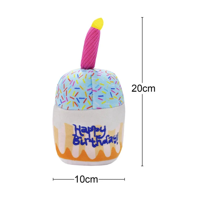 PELUCHE Gâteau d'anniversaire mignon