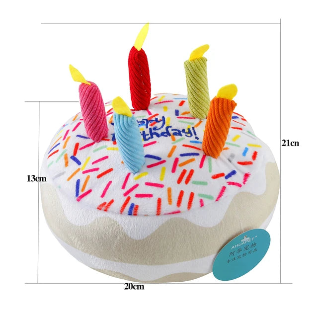 PELUCHE Gâteau d'anniversaire mignon