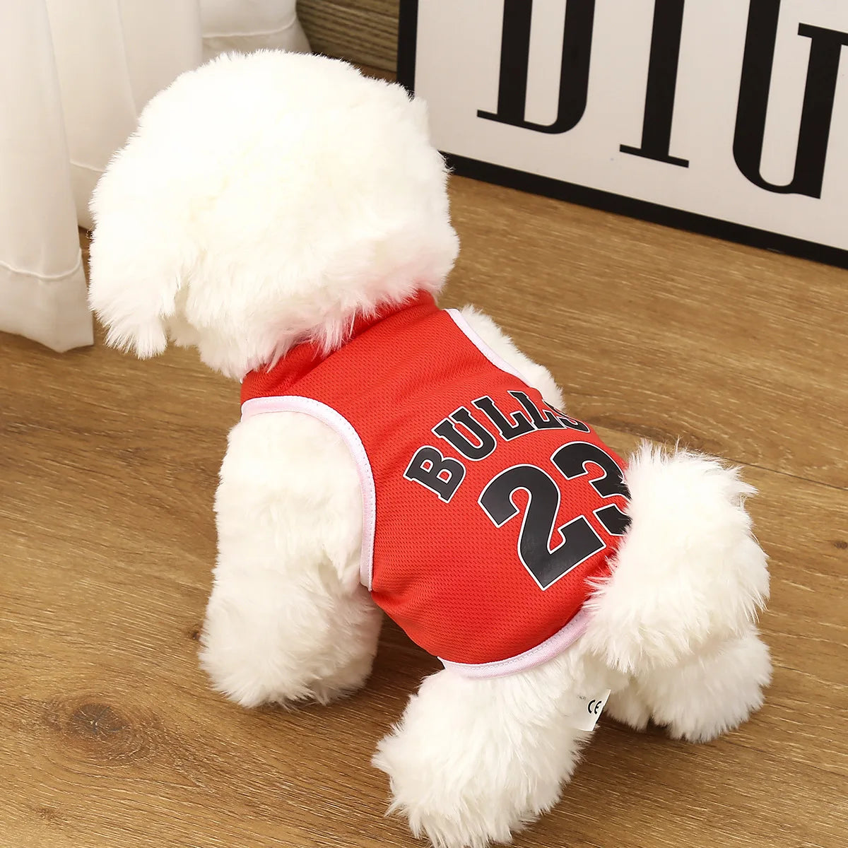MAILLOT de Basket-Ball en maille respirante pour chien