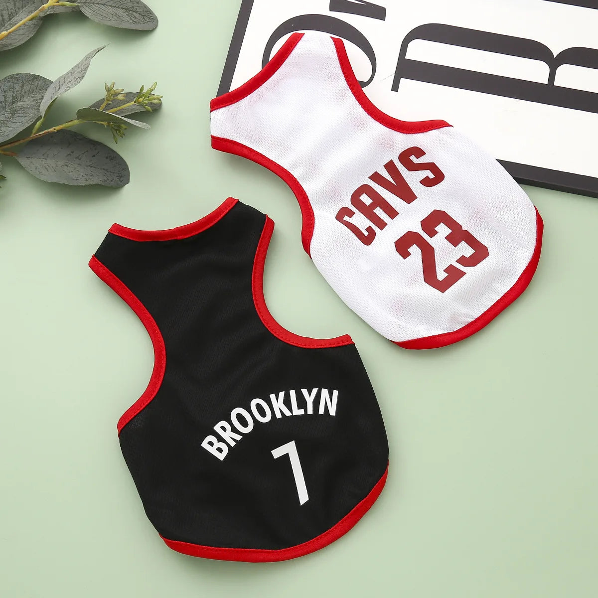 MAILLOT de Basket-Ball en maille respirante pour chien