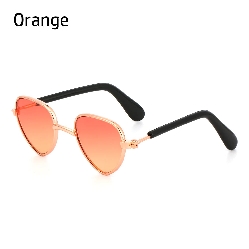 LUNETTES de soleil en forme de cœur pour animaux de compagnie
