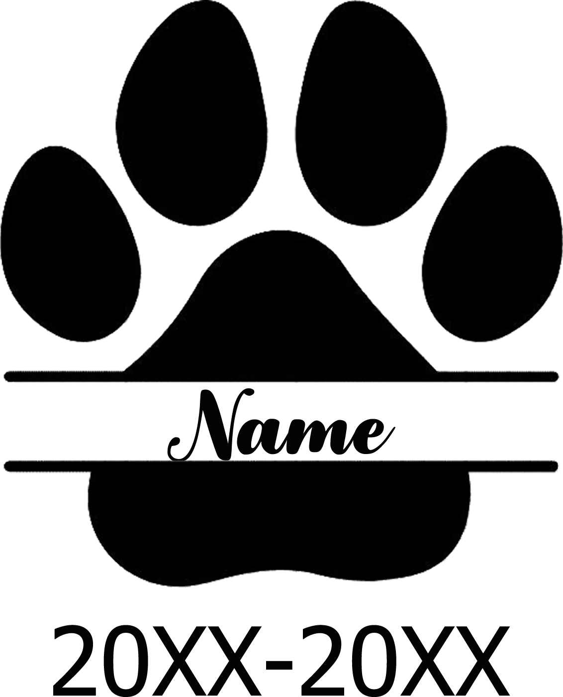 Pierre commémorative pour animaux de compagnie