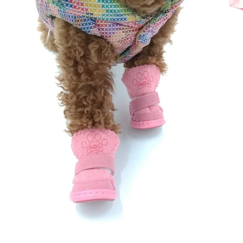 Bottes de neige pour animaux de compagnie - Lot de 4
