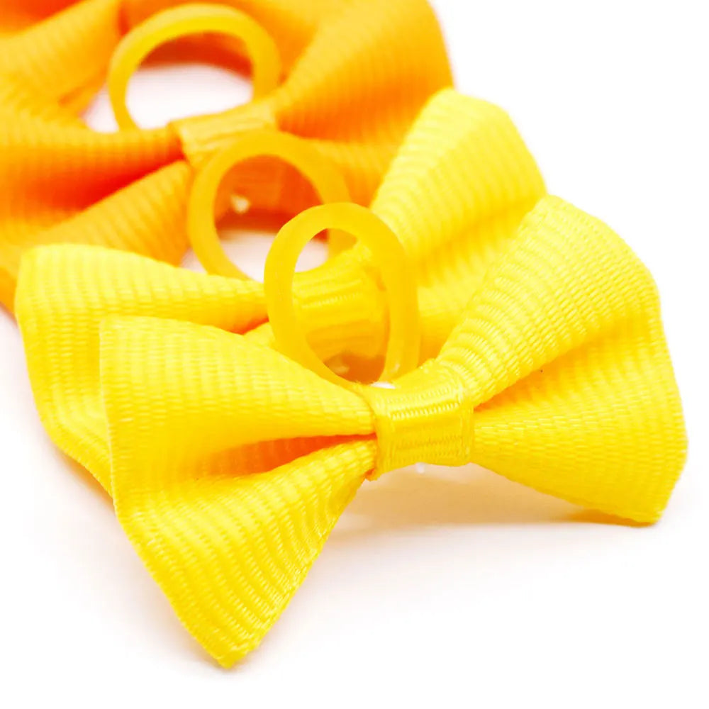 🎀 Nœuds de Toilettage Mignons – Lot de 10 / 20 / 30 pièces 🐶🐾