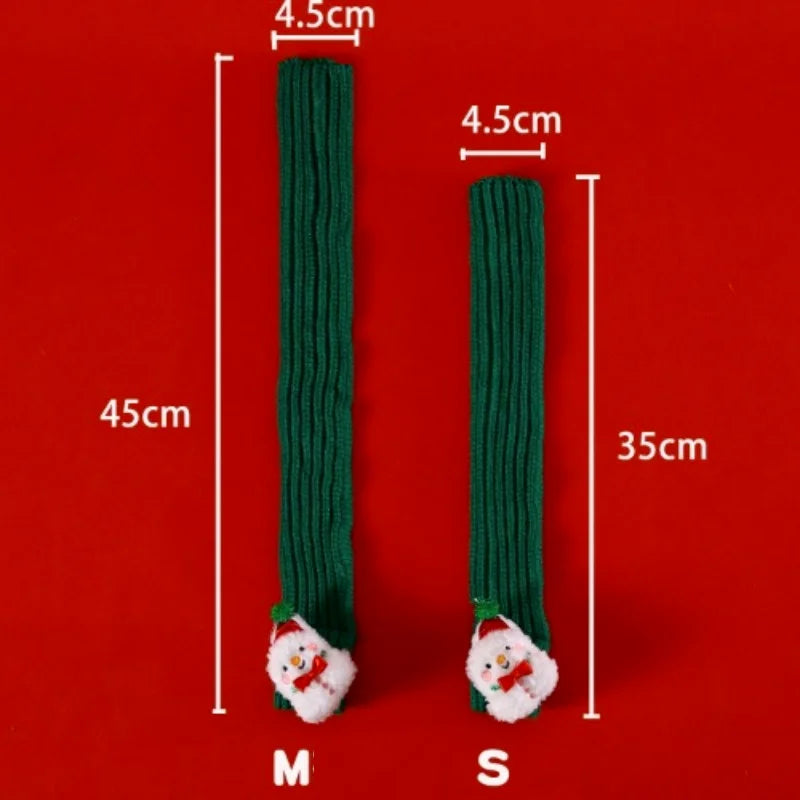 Ensemble de Noël pour chien et chat – Bonnet et écharpe tricotés festifs