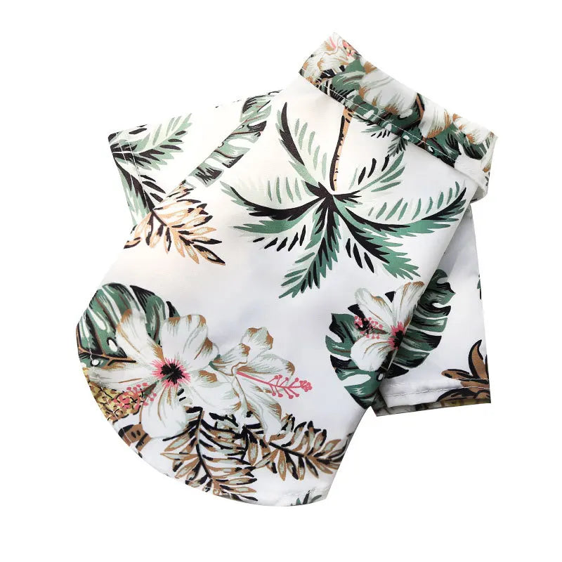 🌺🌴 Chemise Hawaïenne pour Chien et Chat pour une élégance tropicale de vos compagnons à quatre pattes !