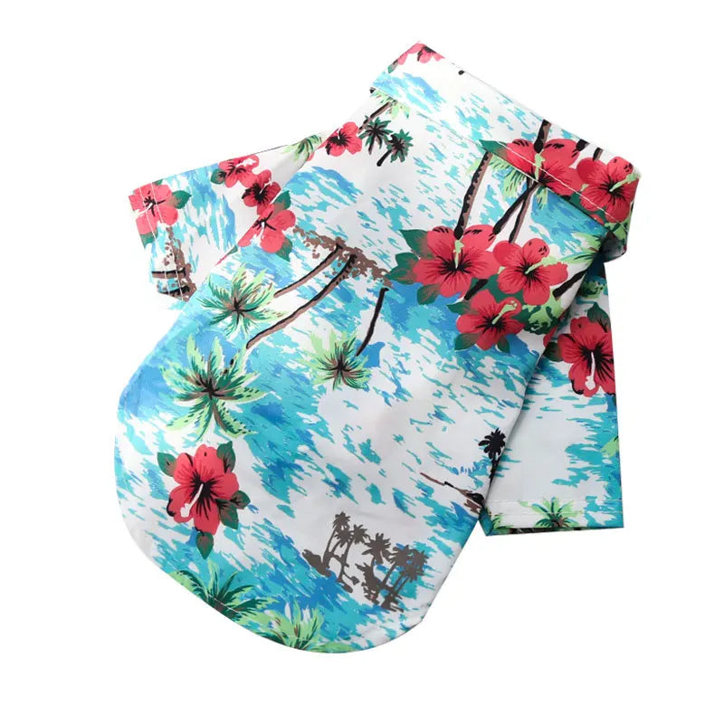🌺🌴 Chemise Hawaïenne pour Chien et Chat pour une élégance tropicale de vos compagnons à quatre pattes !