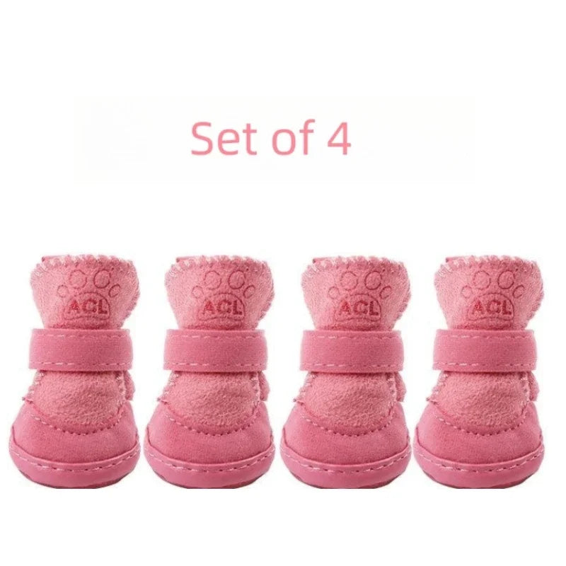 Bottes de neige pour animaux de compagnie - Lot de 4