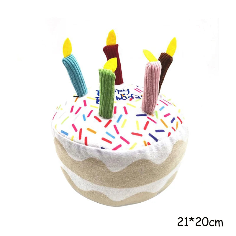PELUCHE Gâteau d'anniversaire mignon