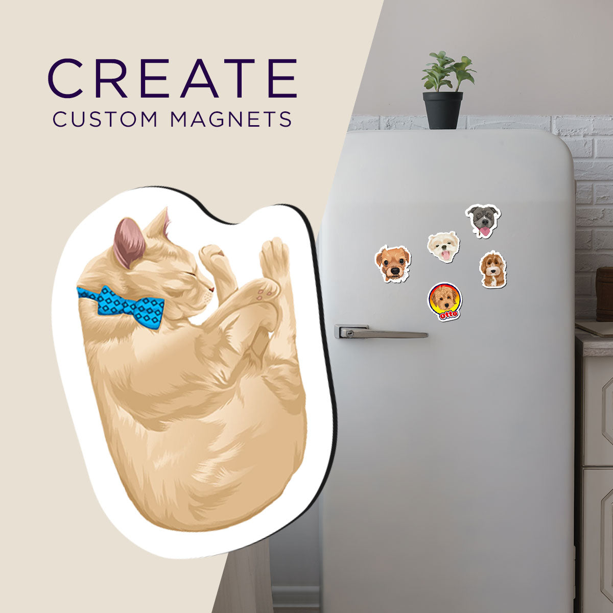 MAGNET pour frigo CHAT