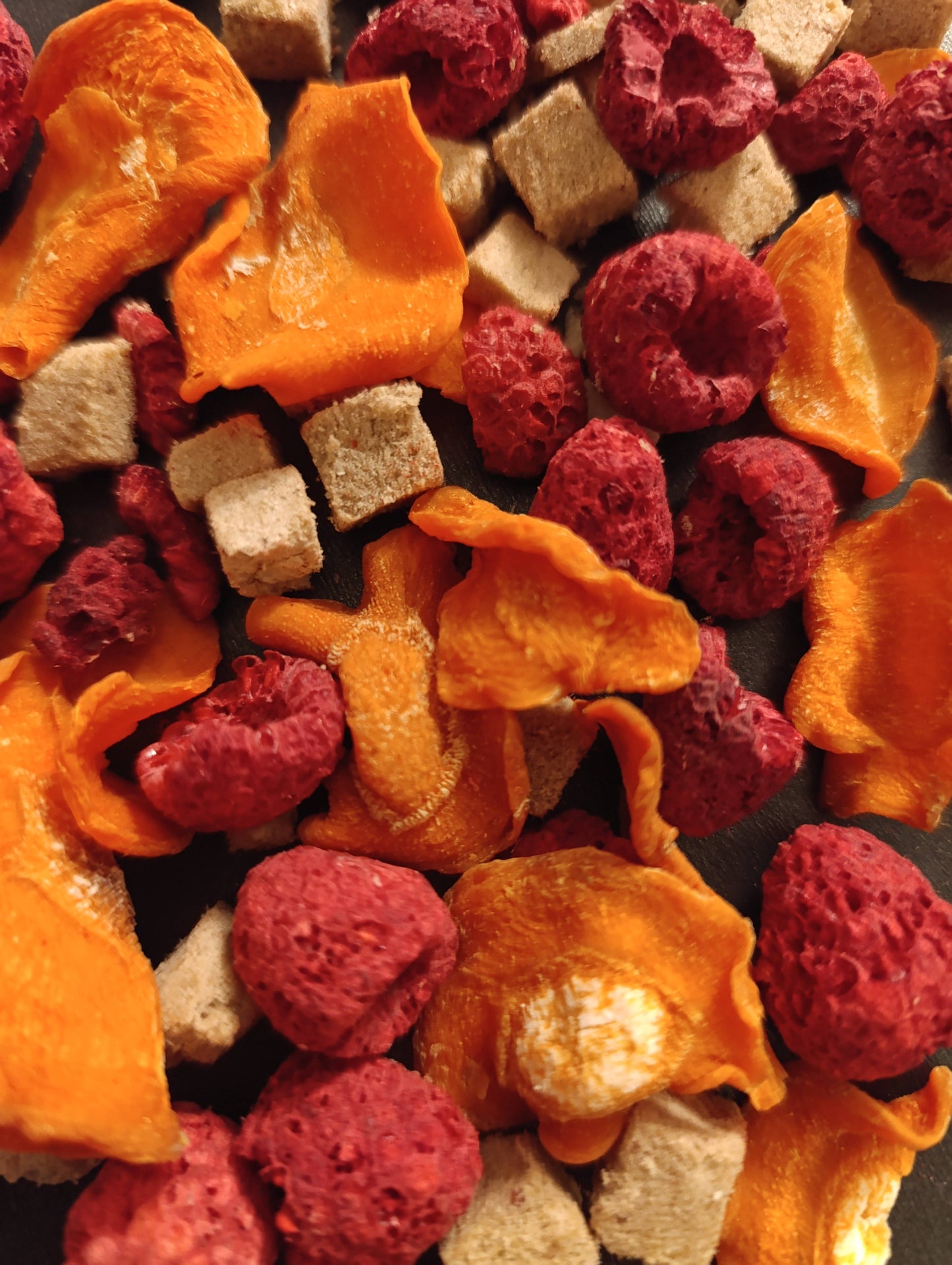 Friandises d'éducation Framboises, Carottes et Canard