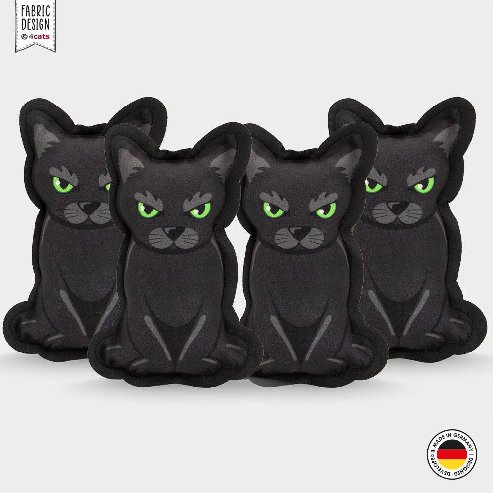 Coussin HERBE A CHAT - Chat noir