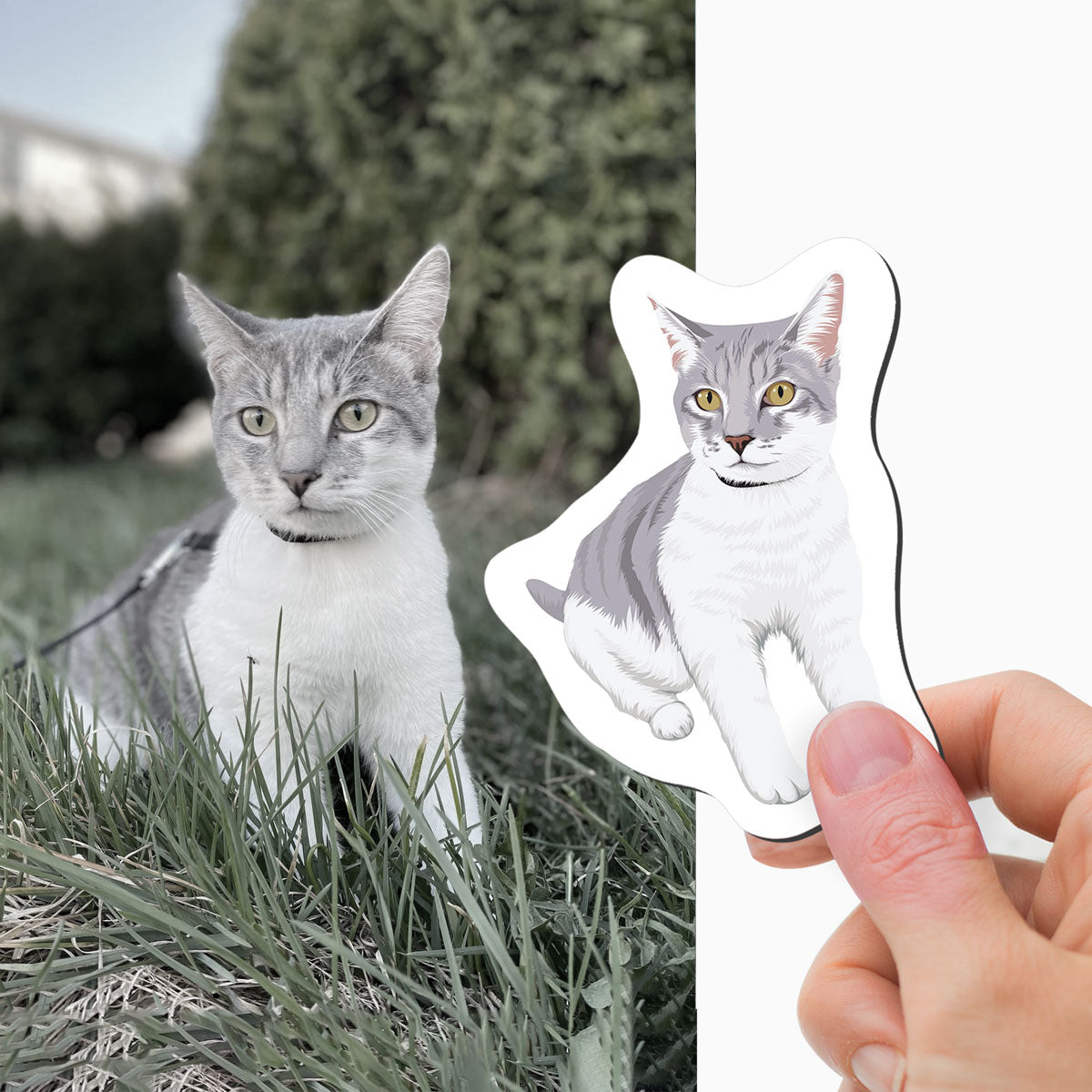 MAGNET pour frigo CHAT