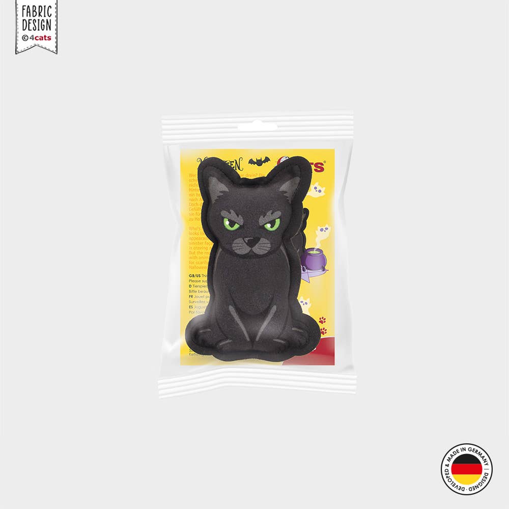 Coussin HERBE A CHAT - Chat noir