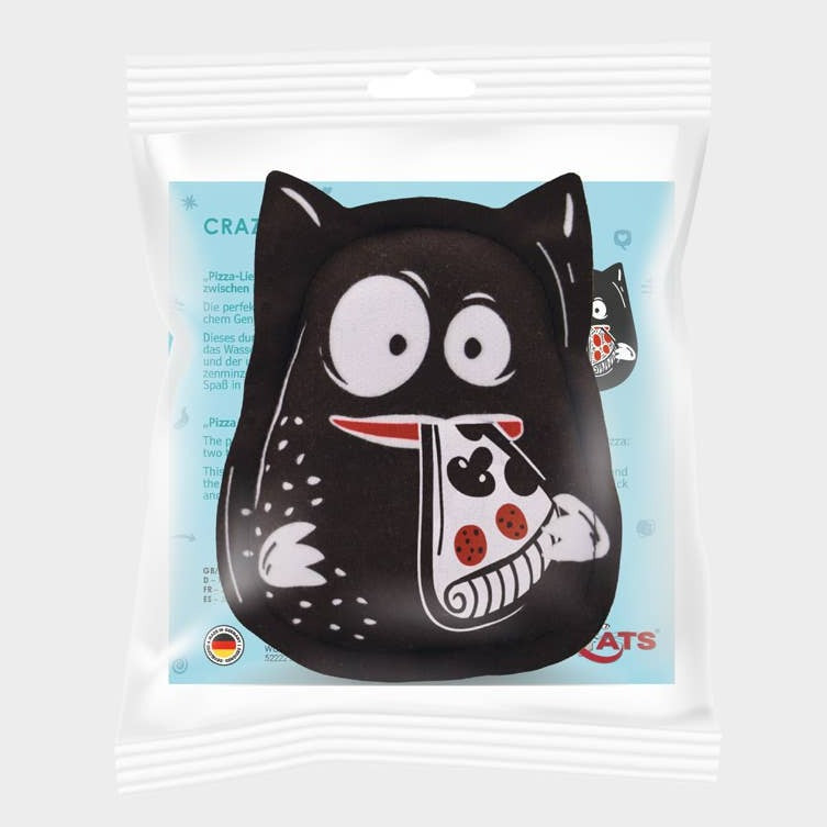 Coussin HERBE A CHAT - Crazy Coffee Cat