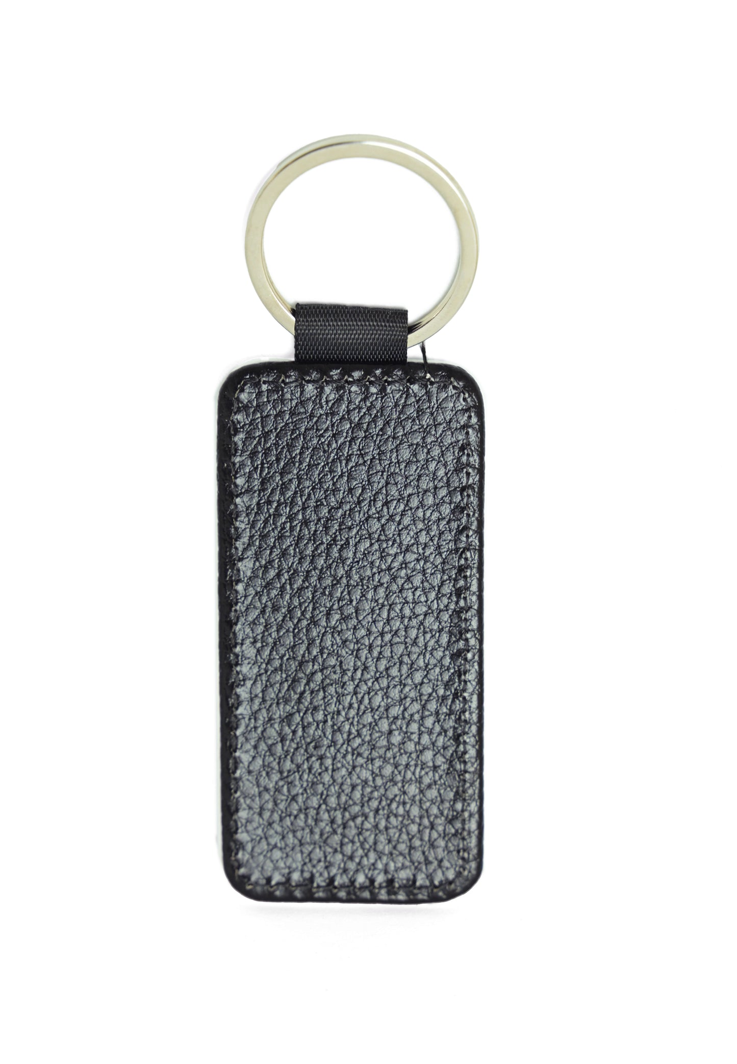 PORTE-CLES Rectangulaire en simili-cuir avec personnalisation sur 1 face
