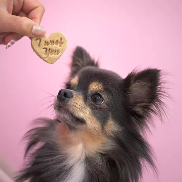 đȘ Biscuits en Forme de CĆur "I Woof You" đ
