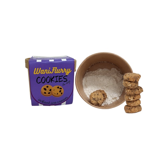 🍦 Crème Glacée aux cookies– Un moment givré de pur bonheur ! ❄️🐶
