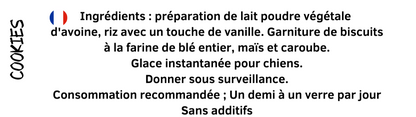 🍦 Crème Glacée aux cookies– Un moment givré de pur bonheur ! ❄️🐶