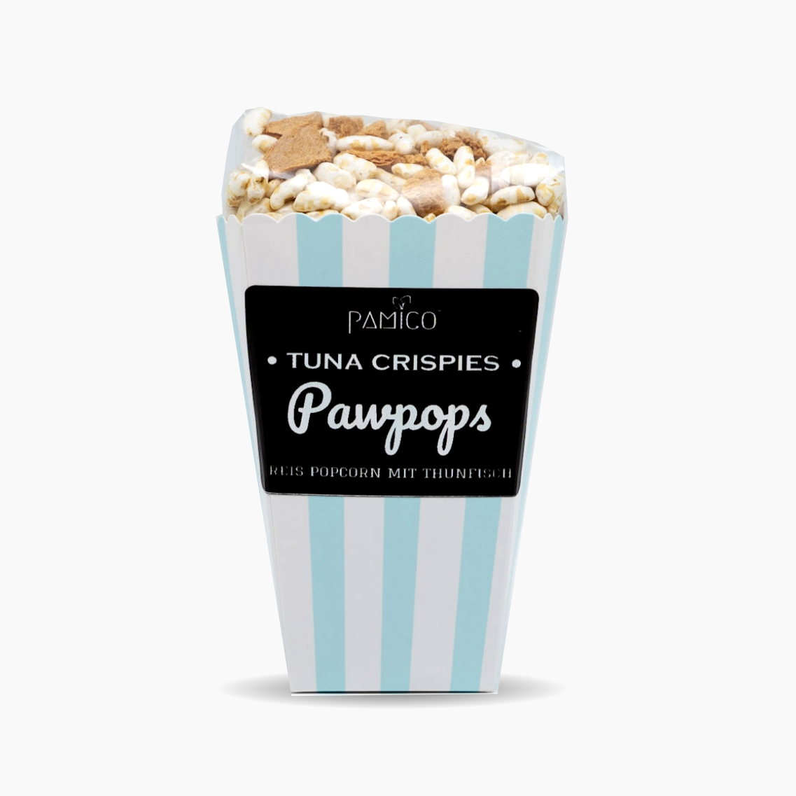 Pop-corn de riz au thon pour chien