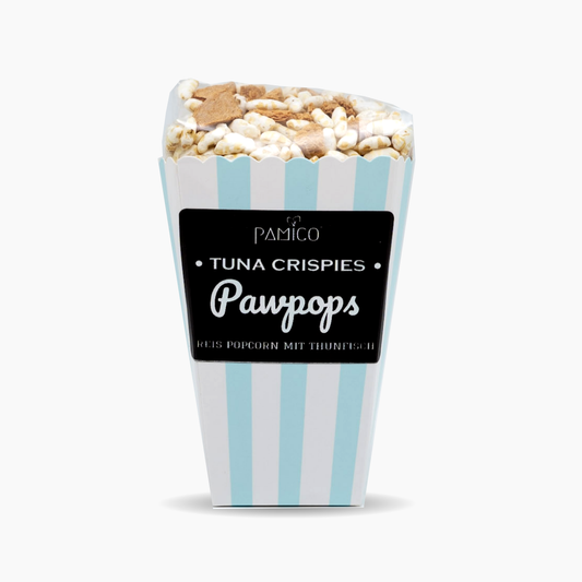 Pop-corn de riz au thon pour chien