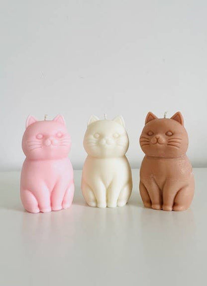 BOUGIE Chat – Adorable & 100 % Naturelle