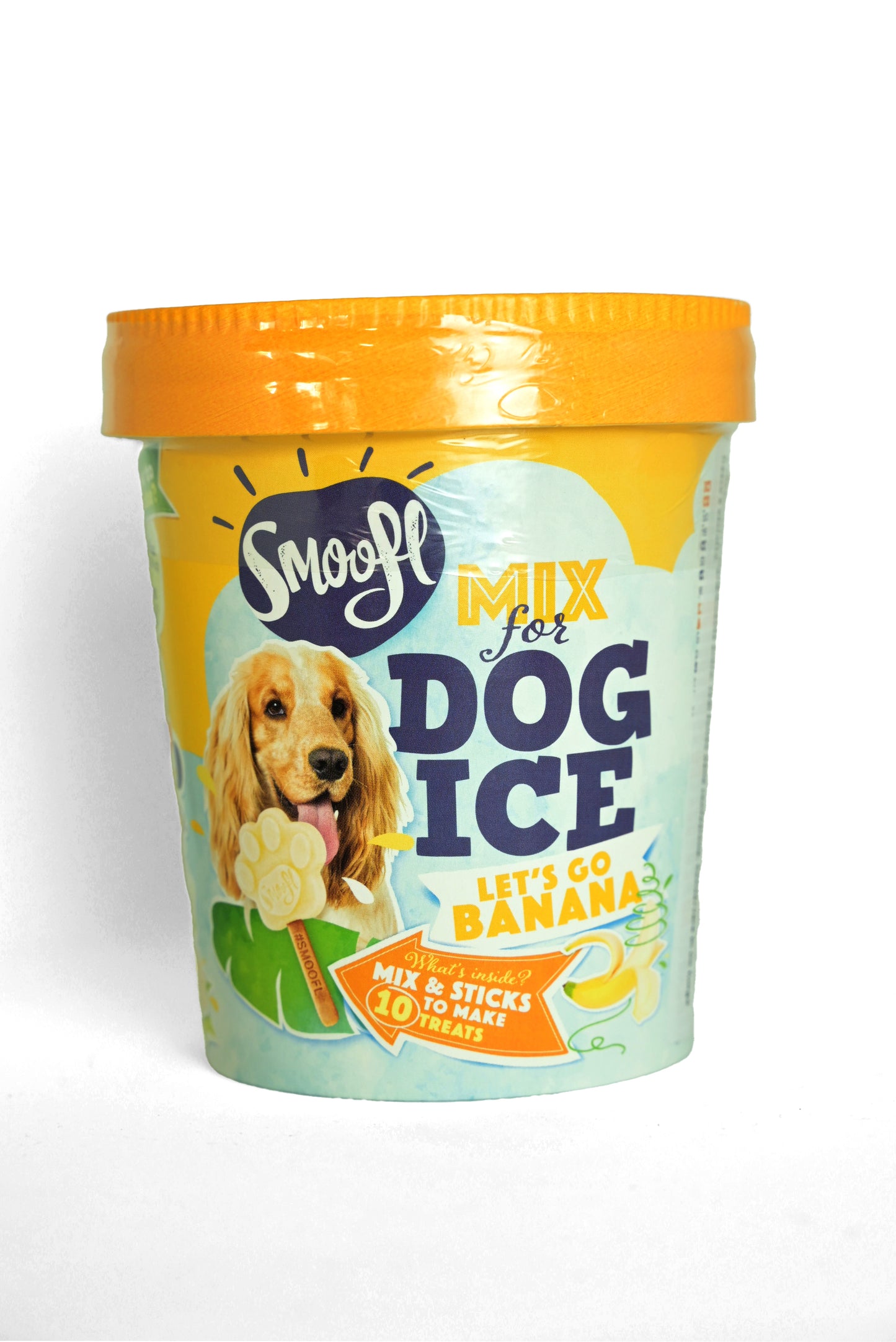 GLACE (mélange) pour chien (Banane, Fraise, Pomme, Pastèque ou Beurre de Cacahuète) - SMOOFL