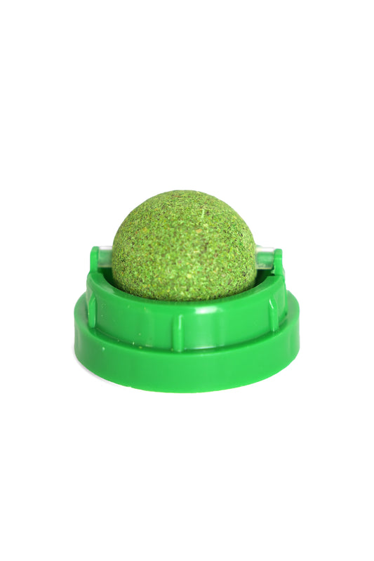 Boule HERBE A CHAT adhésive murale