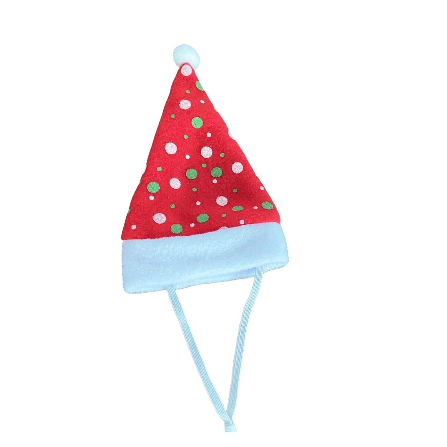 Chapeau de noël multicolore pour animaux de compagnie