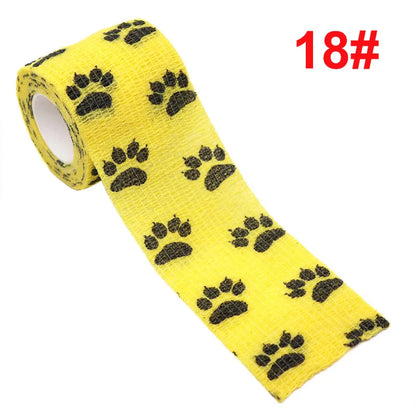 Bandage élastique auto-adhésif imprimé à motifs d'animaux (4.5m)