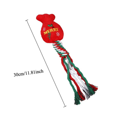 🎄 Jouet de Noël à mâcher pour Chien – Modèles Festifs