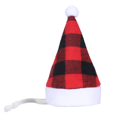Chapeau de noël multicolore pour animaux de compagnie