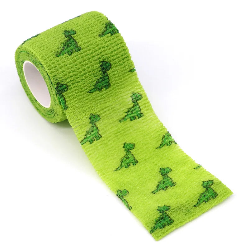 Bandage élastique auto-adhésif imprimé à motifs d'animaux (4.5m)
