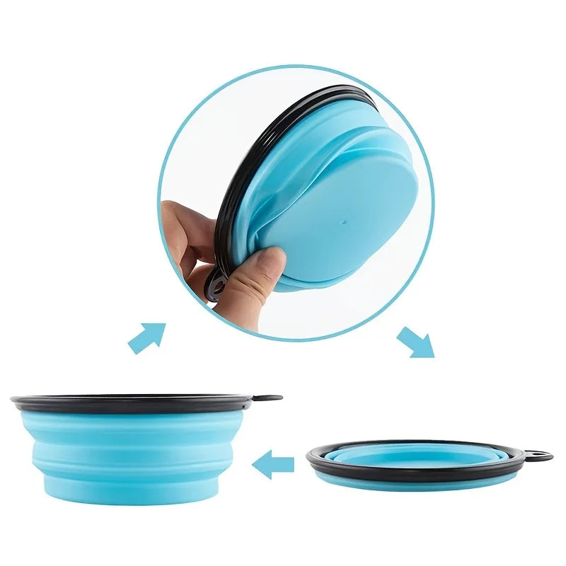 Bol Pliable pour Chien & Chat – La Gamelle Portable Indispensable en Voyage